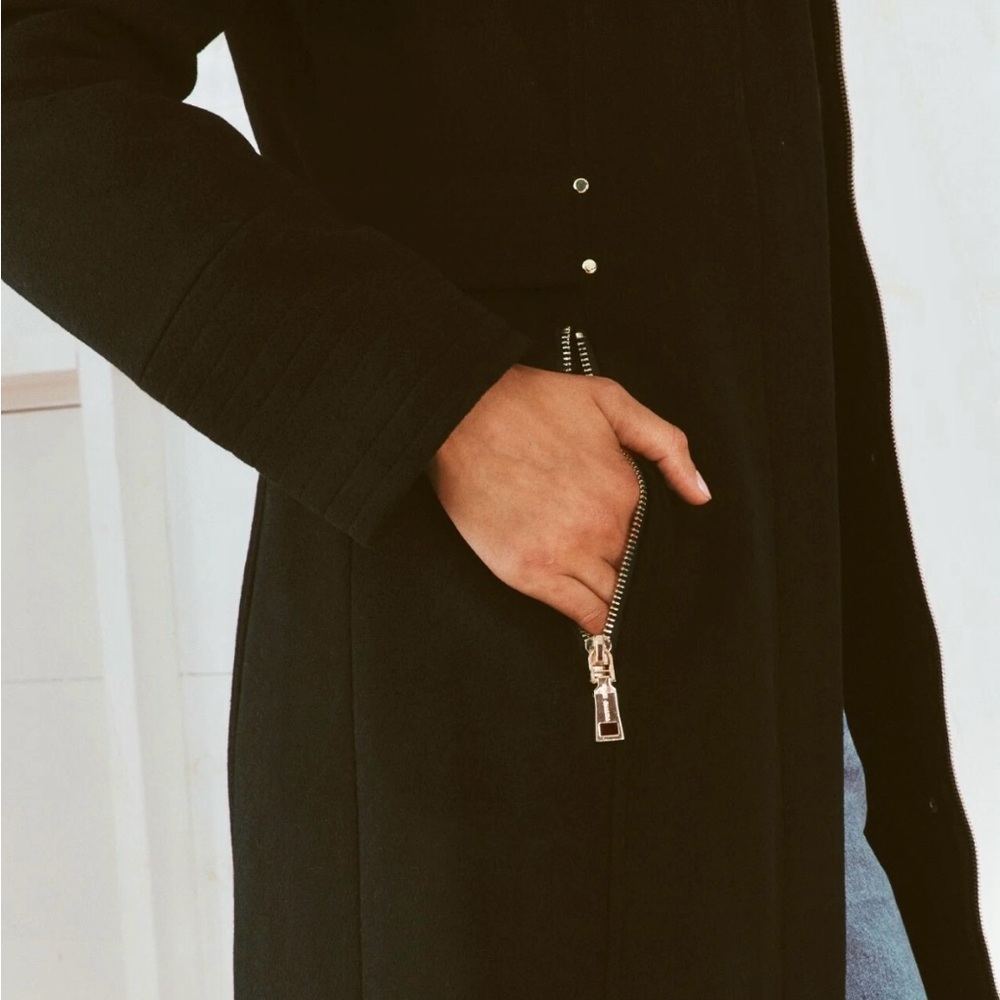 Vince Camuto Hooded A-Line Walker Coat - Picture 5 of 16